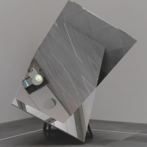 specchio in acciaio inox lucido