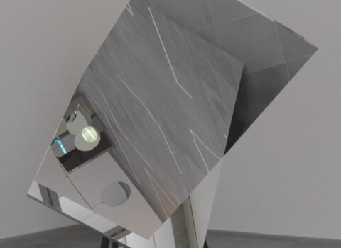 specchio in acciaio inox lucido